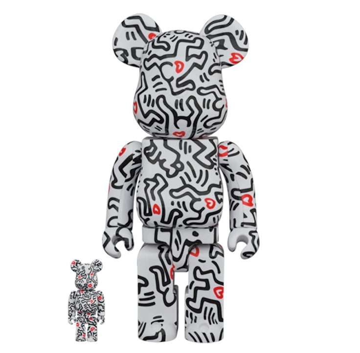 Bearbrick Keith Haring #8 100% & 400% Set