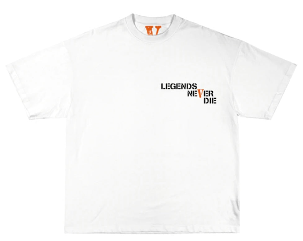 Juice Wrld x Vlone Butterfly T-shirt White