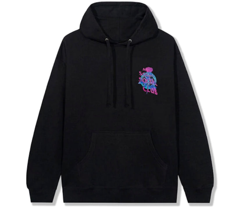 Anti Social Social Club Out Of Time Hoodie Black