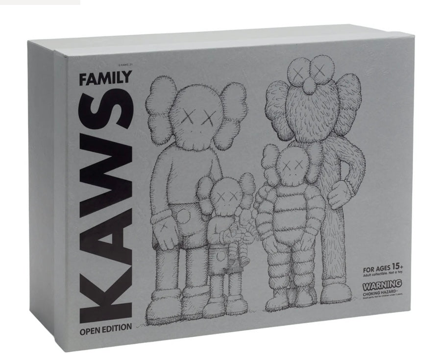 KAWS Family Vinyl Figures Grey/Pink