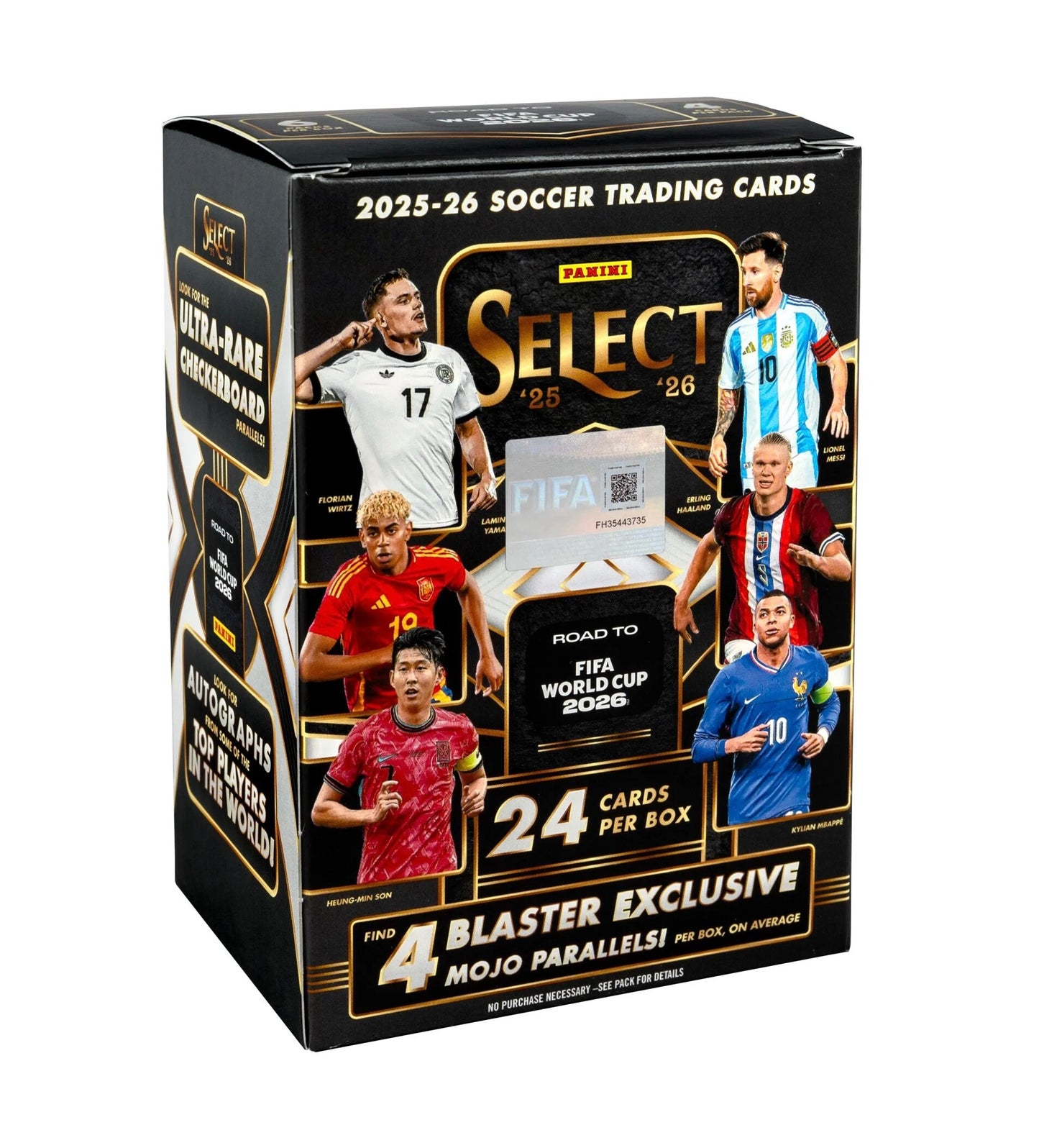 2026 Panini Select Road to FIFA World Cup Trading Cards Blaster Box