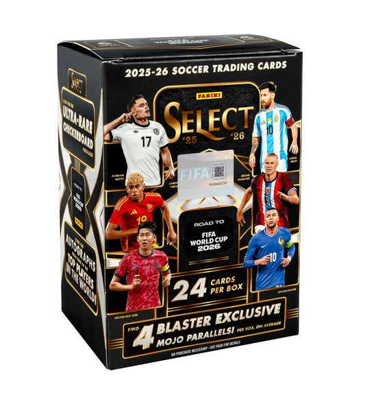 2026 Panini Select Road to FIFA World Cup Trading Cards Blaster Box