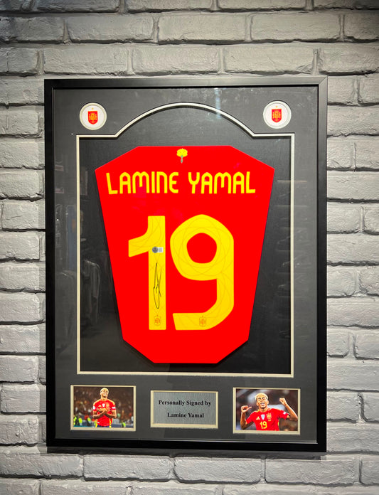 Lamine Yamal Signed Spain Jersey