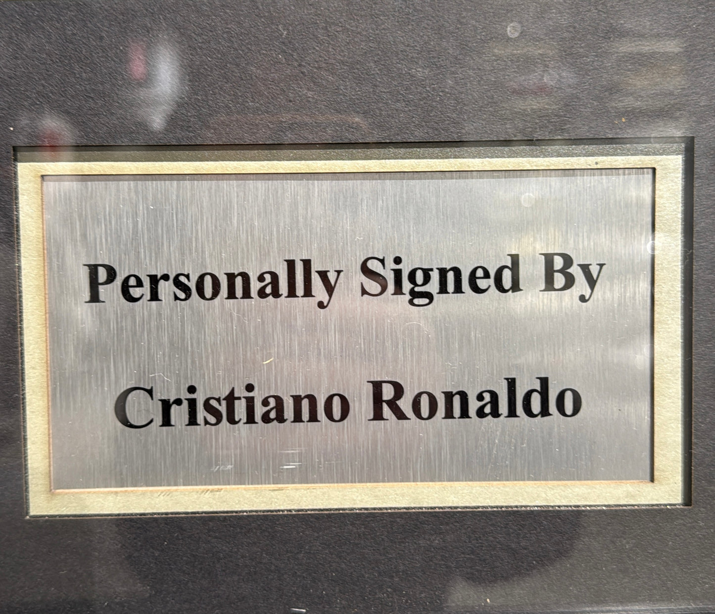 Cristiano Ronaldo Signed Manchester United jersey ✍️