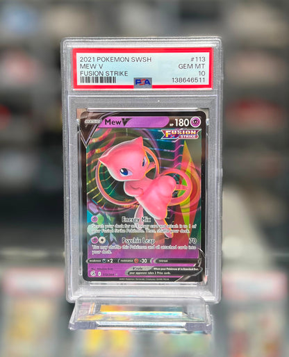 2021 POKEMON SWSH MEW V FUSION STRIKE