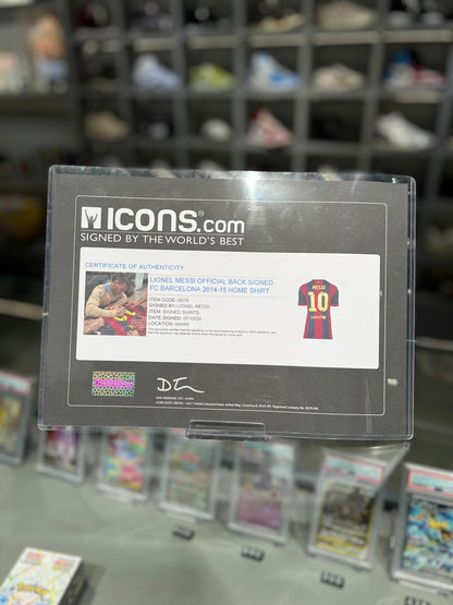 Lionel Messi Signed FC Barcelona Jersey