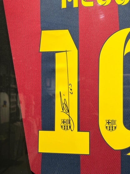 Lionel Messi Signed FC Barcelona Jersey