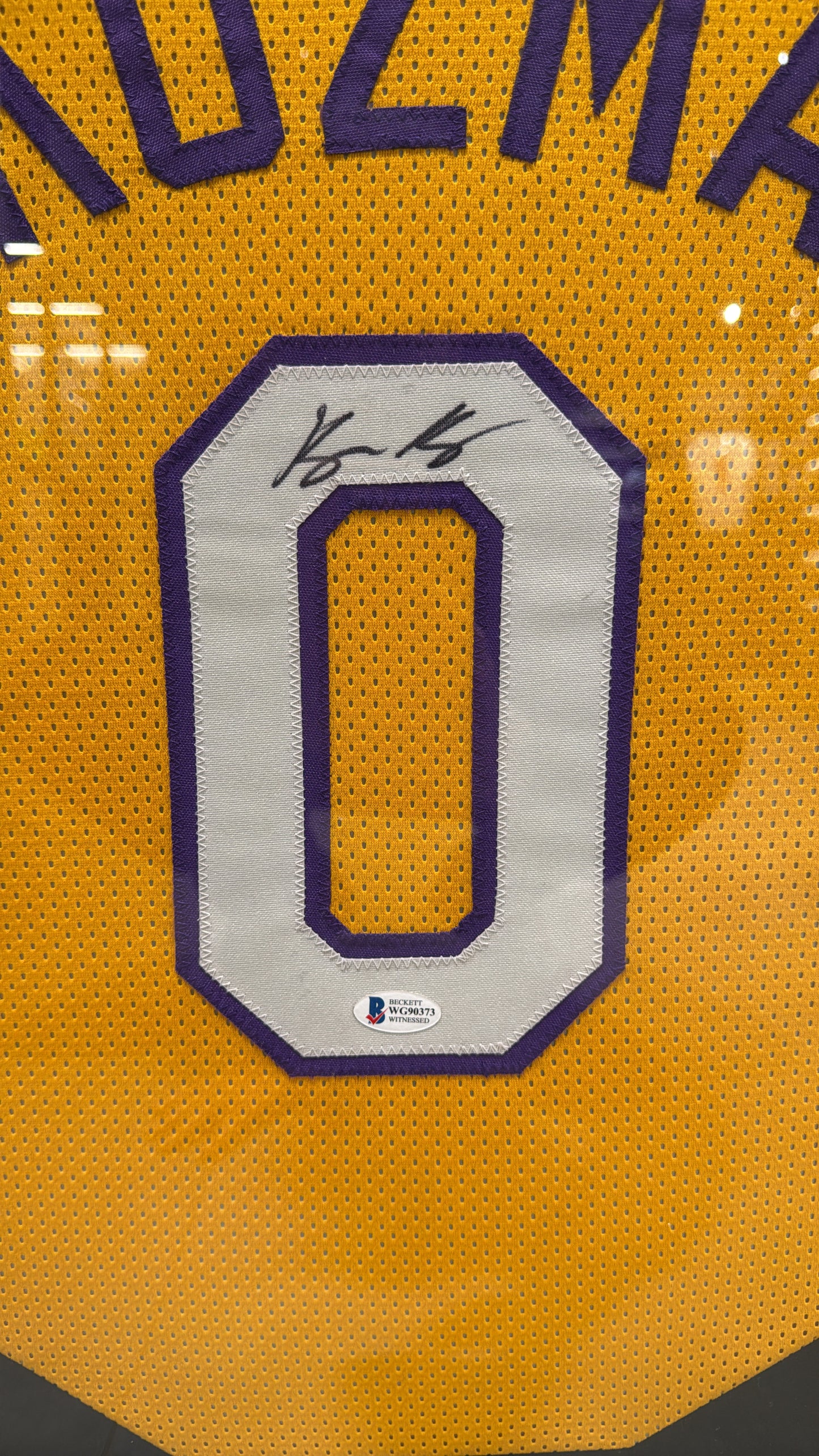 Kyle Kuzma Signed Lakers Jersey