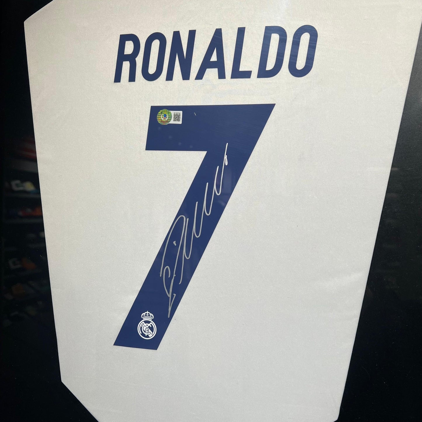 CRISTIANO RONALDO PERSONALLY BACK SIGNED ✍️REAL MADRID JERSEY