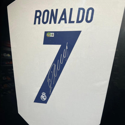 CRISTIANO RONALDO PERSONALLY BACK SIGNED ✍️REAL MADRID JERSEY