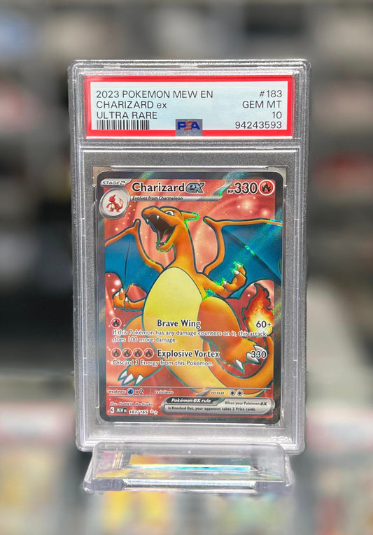 2023 POKEMON MEW EN CHARIZARD ex ULTRA RARE