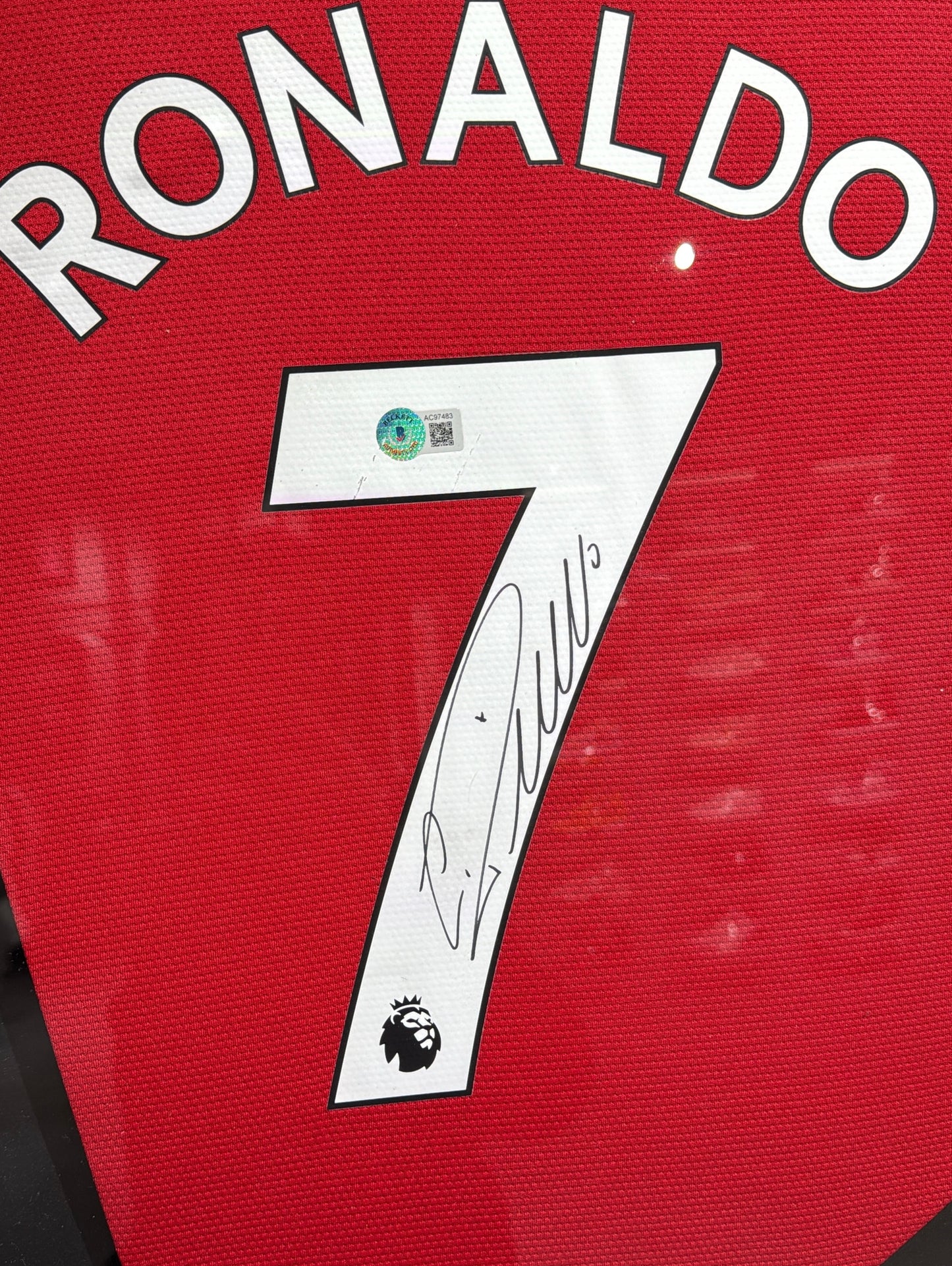 Cristiano Ronaldo Signed Manchester United jersey ✍️