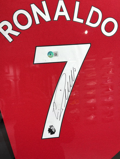 Cristiano Ronaldo Signed Manchester United jersey ✍️