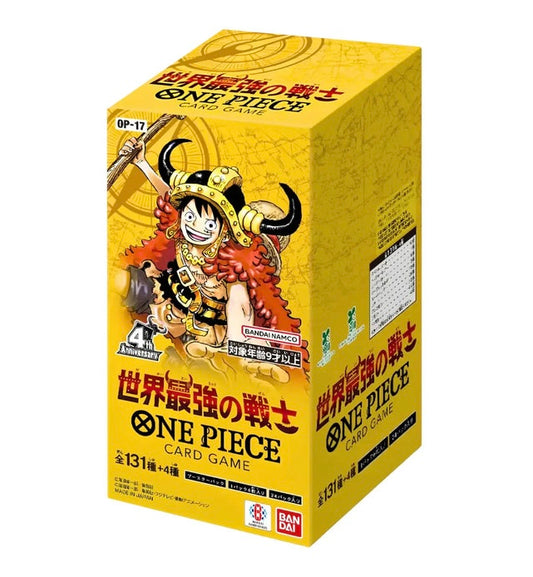 Bandai One Piece Card Game The Worlds Strongest Warriors Booster Box (OP-17 Japanese)