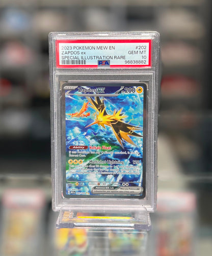 2023 POKEMON MEW EN ZAPDOS ex SPECIAL ILLUSTRATION RARE