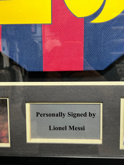 Lionel Messi Signed FC Barcelona Jersey