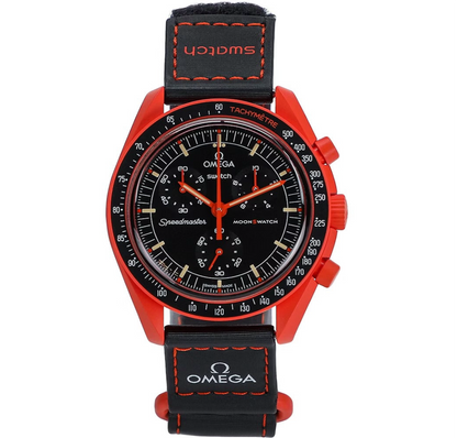 Swatch x Omega Bioceramic Moonswatch Mission On Earth Lava
SO33O100