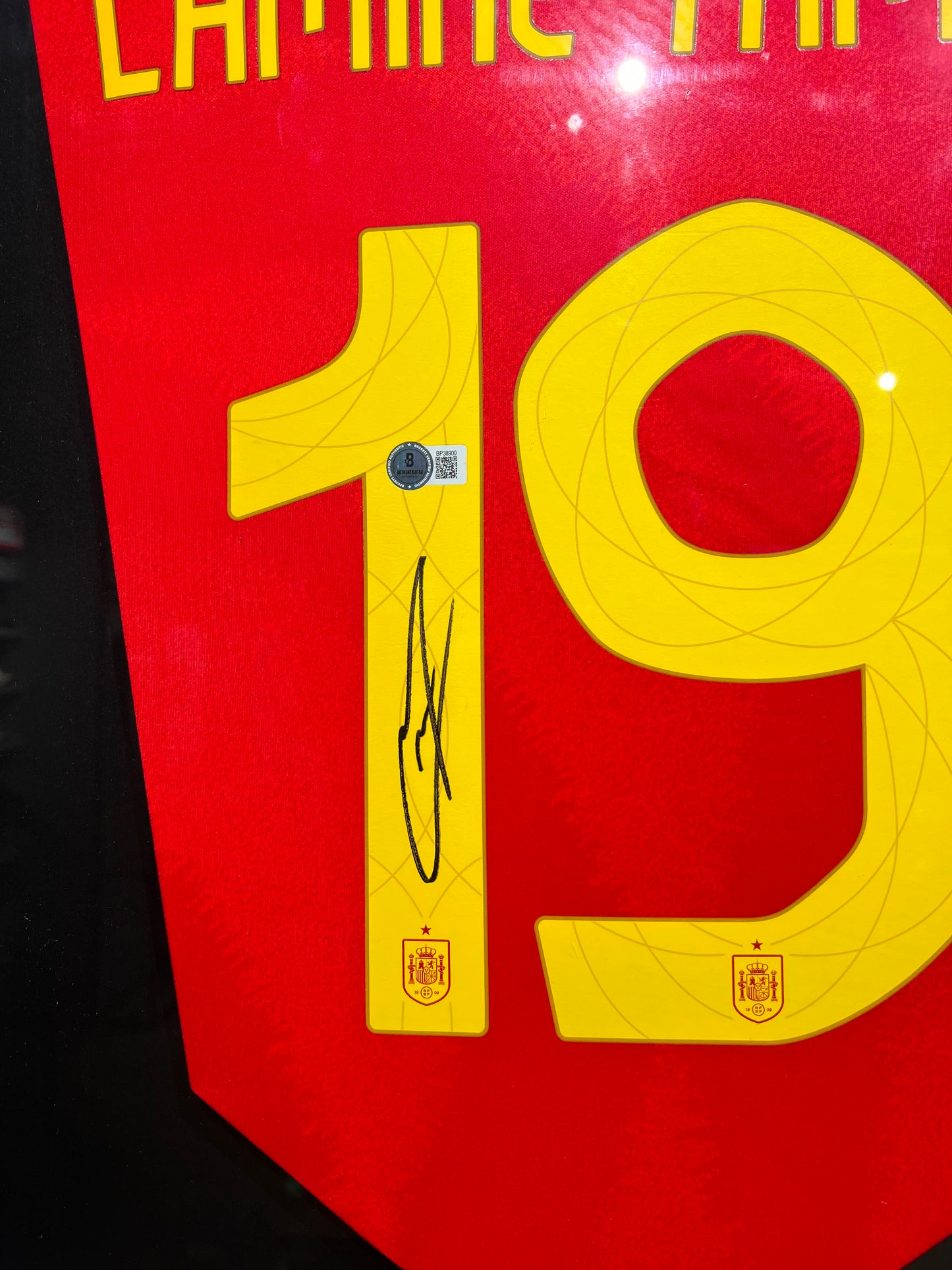 Lamine Yamal Signed Spain Jersey