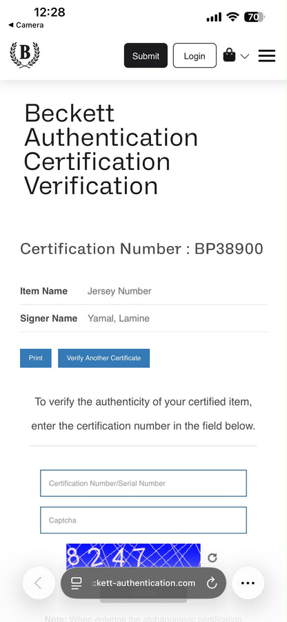 Lamine Yamal Signed Spain Jersey
