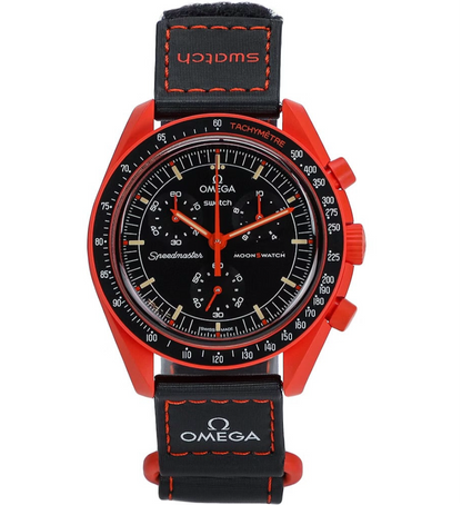 Swatch x Omega Bioceramic Moonswatch Mission On Earth Lava
SO33O100