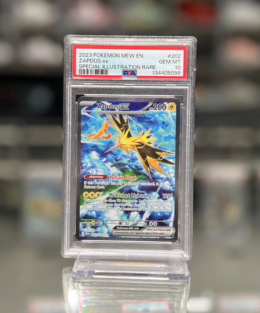 2023 POKEMON MEW EN ZAPDOS ex SPECIAL LUSTRATION RARE