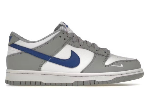 Nike Dunk Low
Mini Swoosh Wolf Grey Game Royal (GS)