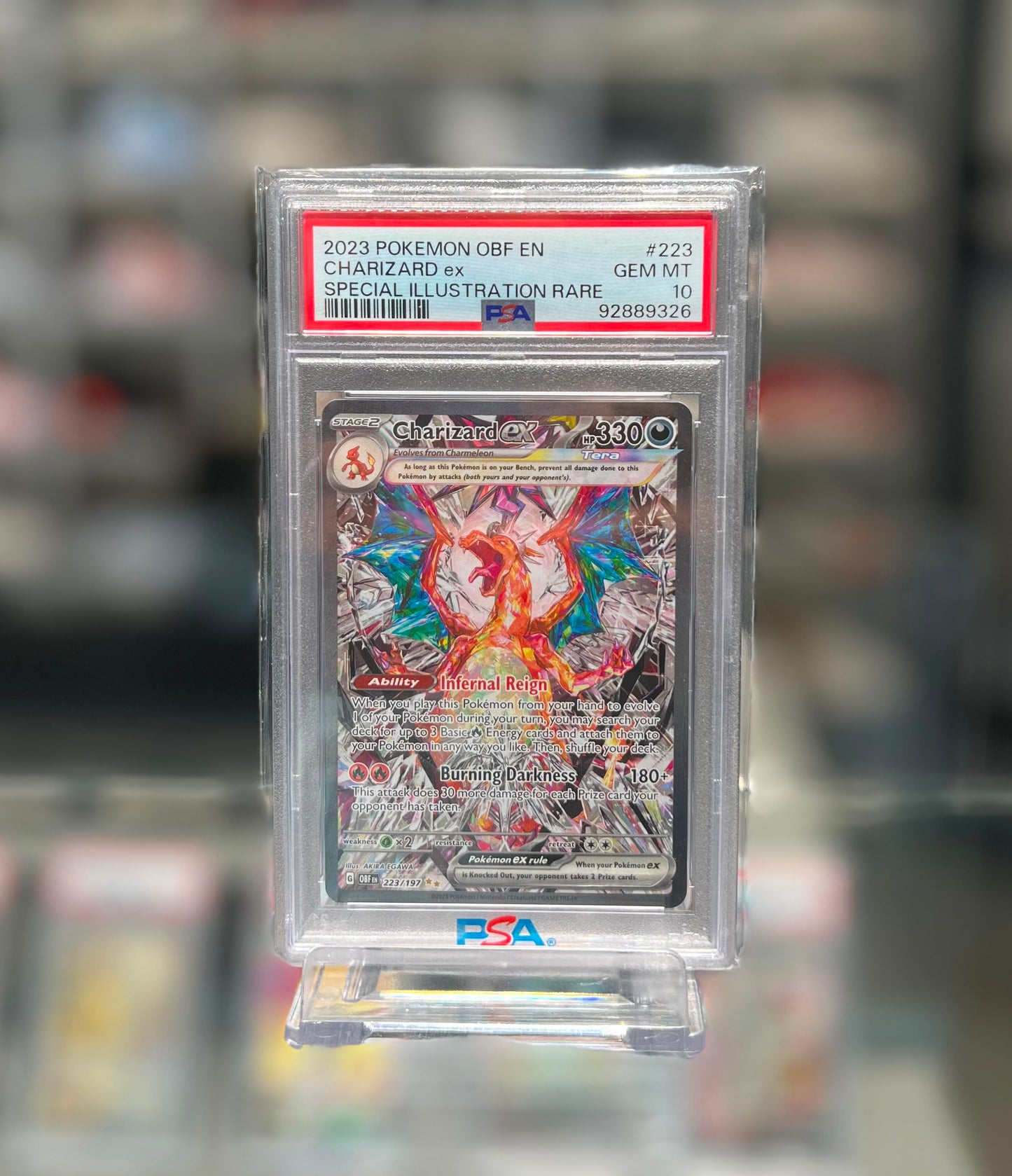 2023 POKEMON OBF EN CHARIZARD ex SPECIAL LLUSTRATION RARE