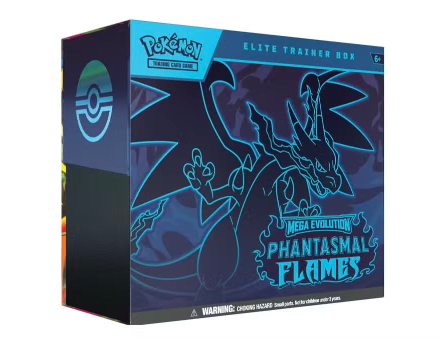 2025 Pokémon Mega Evolution
Phantasmal Flames Elite Trainer Box