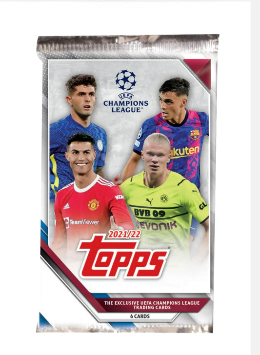 2021-22 UEFA Champions League Hobby pack