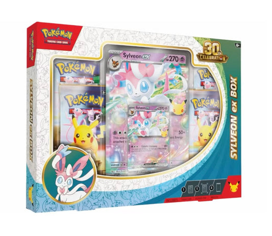 2026 Pokémon Mega Evolution
30th Celebration Sylveon ex Box
