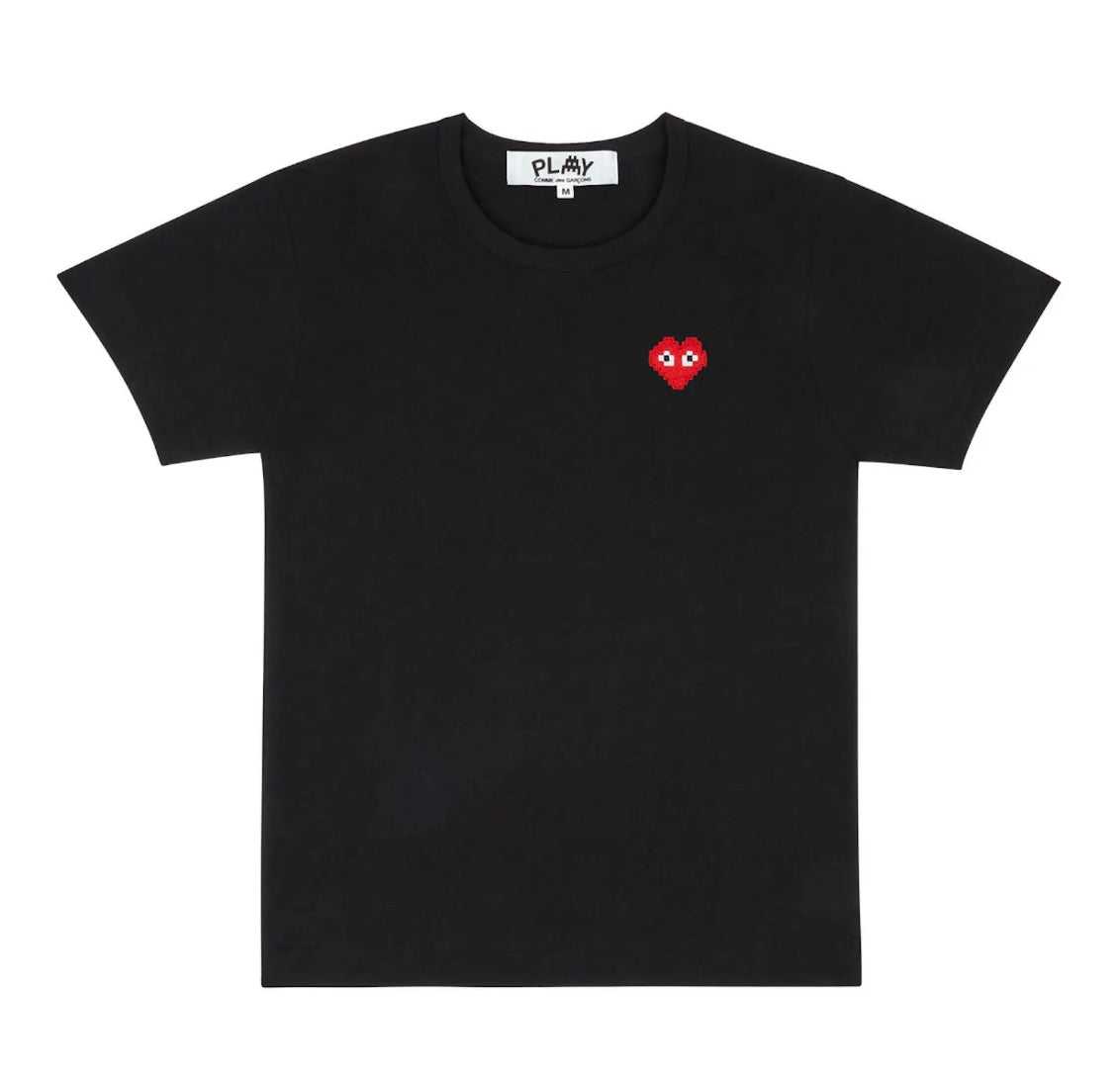 Comme des Garcons PLAY Play x Invader T-ShirtBlack