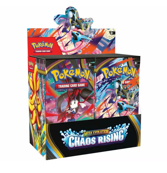 2026 Pokémon Mega Evolution
Chaos Rising Booster Box
