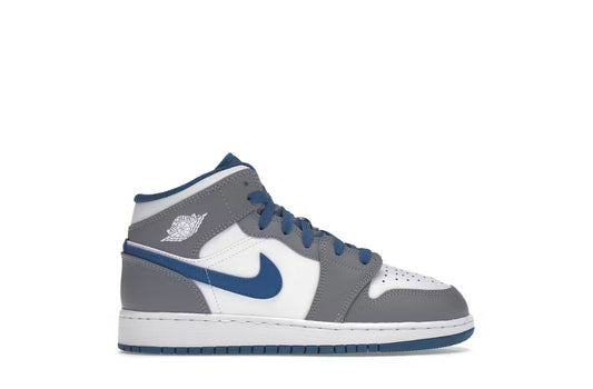 Jordan 1 Mid True Blue Cement (GS)