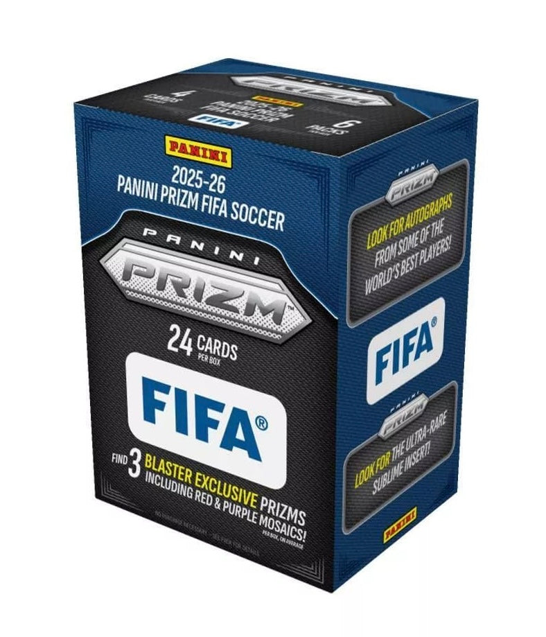 2025-26 Panini Prizm FIFA Soccer Blaster Box iop