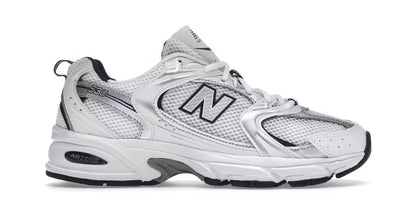New Balance 530 White Silver Navy