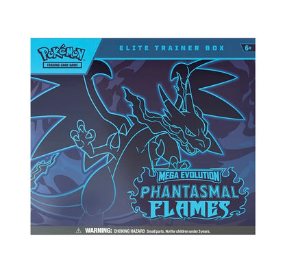 2025 Pokémon Mega Evolution
Phantasmal Flames Elite Trainer Box