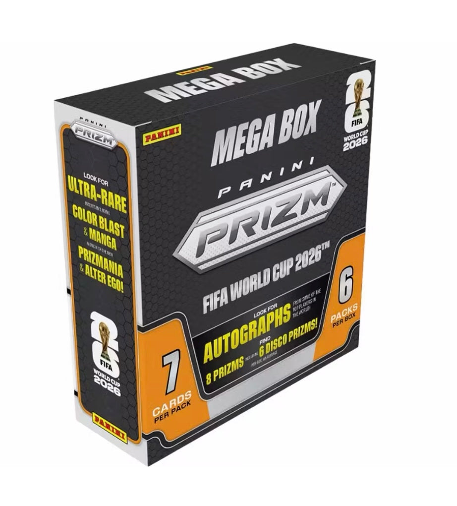 2026 Panini Prizm FIFA World Cup Mega Box (Orange Parallel)