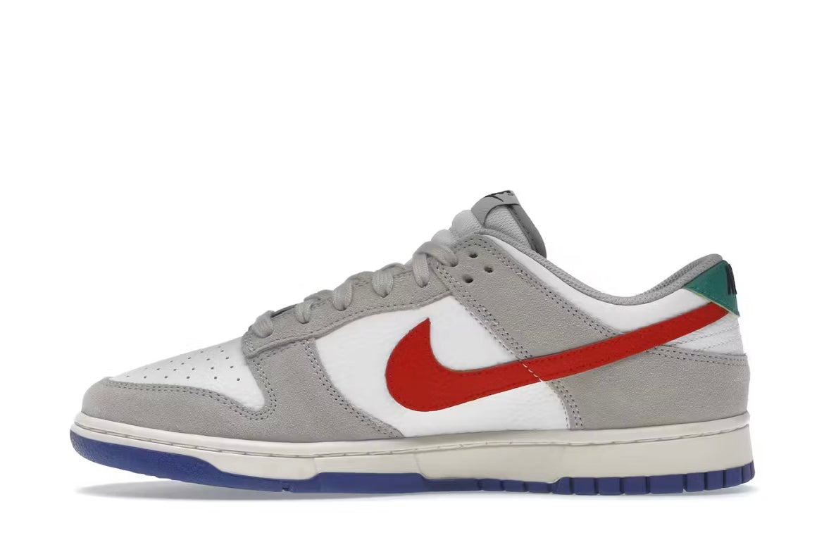 Nike Dunk Low Light Iron Ore Red Blue