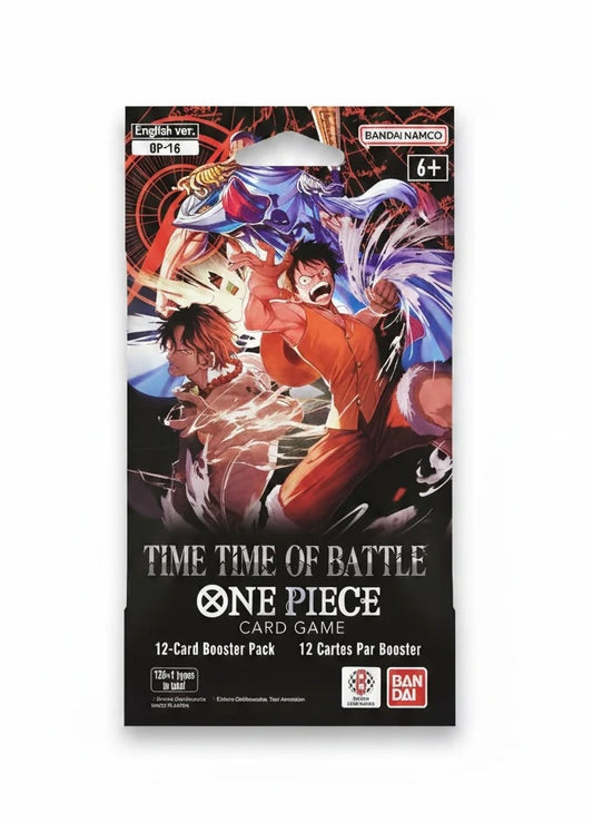The Time of Battle Sleeved Booster Pack - The Time of Battle (OP16)