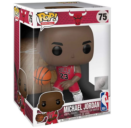 Funko Pop! Basketball Chicago Bulls Michael Jordan (Red Jersey) 10 Inch Figure #75