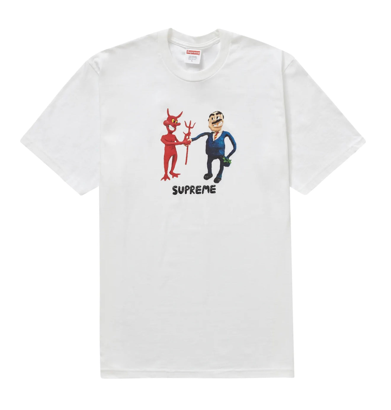 Supreme Business Tee White