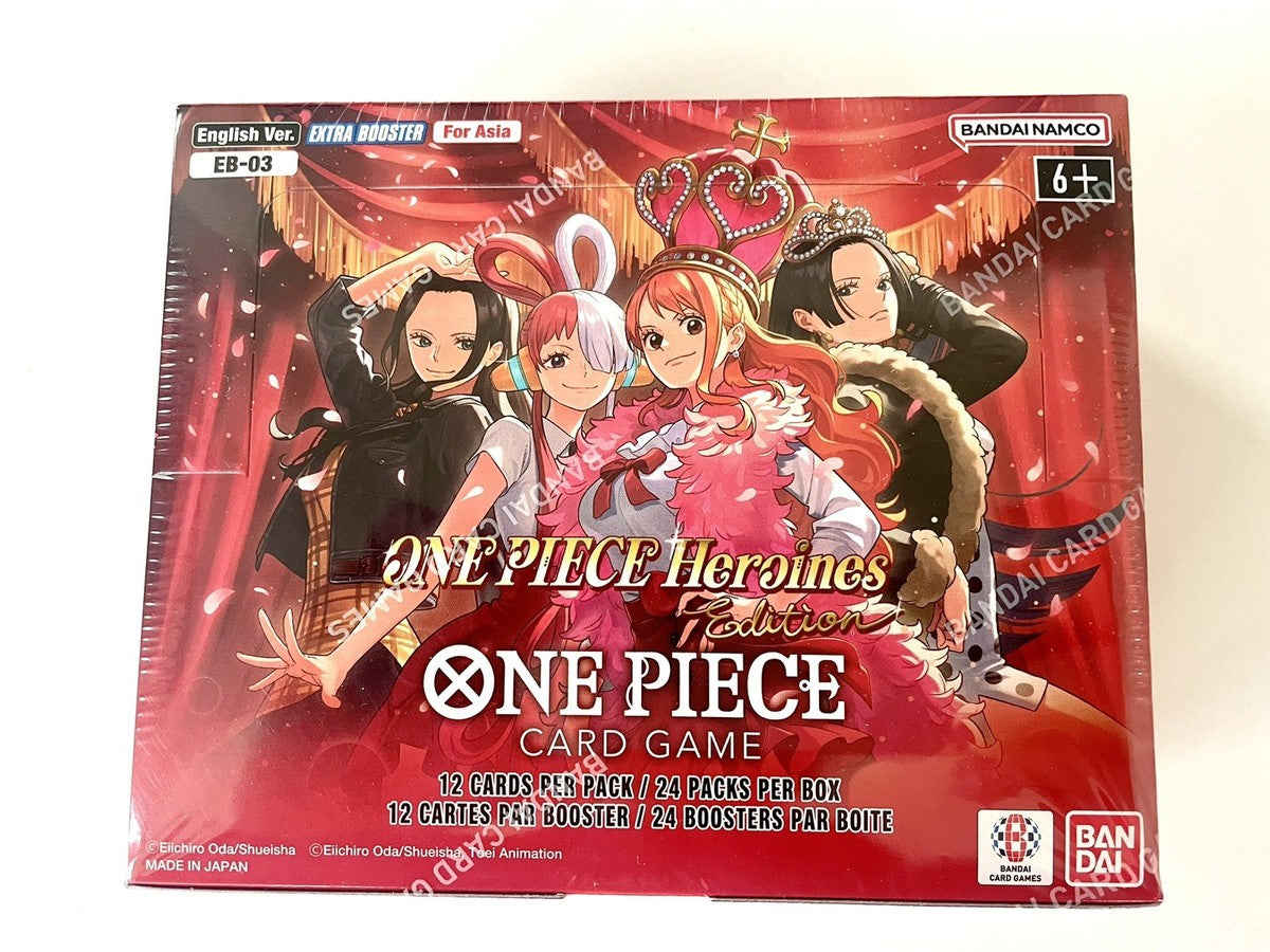 ONE PIECE HEROINES EDITION EB-03 BOOSTER BOX ENGLISH FACTORY SEALED
