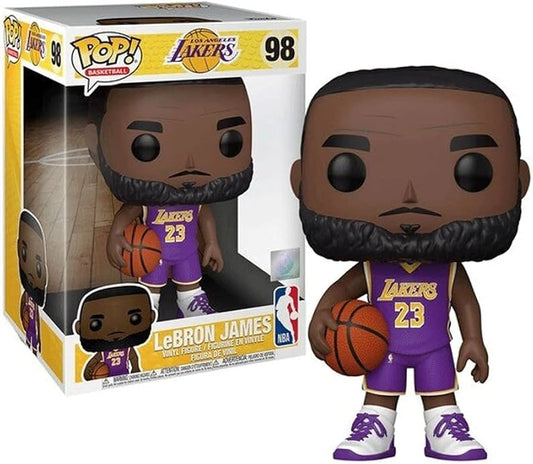 Funko POP NBA - Lakers - 10 inch Lebron James (Purple Jersey) Vinyl Figure #98