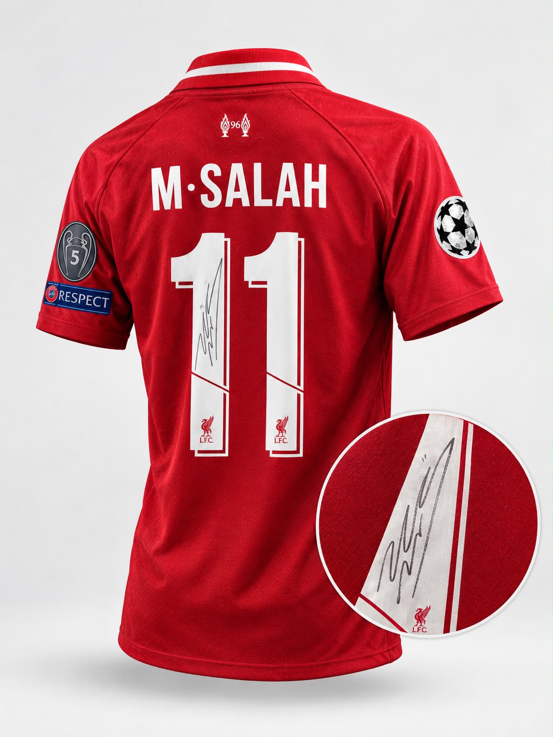 Mohamed Salah Signed Liverpool Jersey