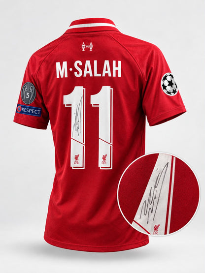 Mohamed Salah Signed Liverpool Jersey