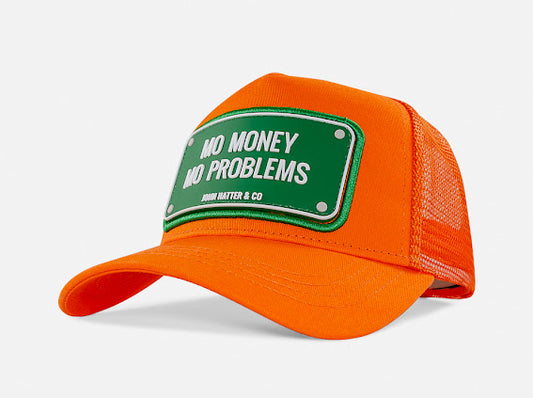 Mo Money Mo Problems Orange John Hatter Co Caps