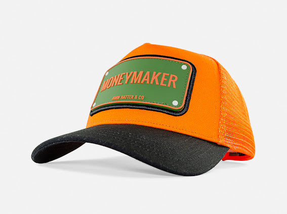 Money Maker Orange/Black John Hatter Co Cap