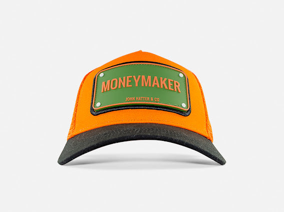 Money Maker Orange/Black John Hatter Co Cap