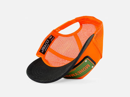 Money Maker Orange/Black John Hatter Co Cap