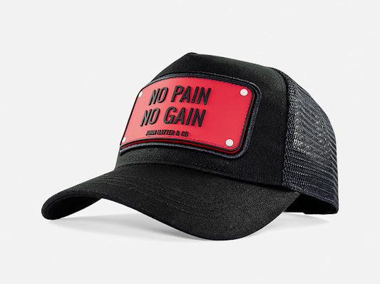 No Pain No Gain Black John Hatter Co Cap